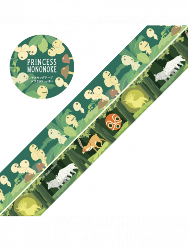 Taśma Washi Ghibli - Princess Mononoke (2 szt.)