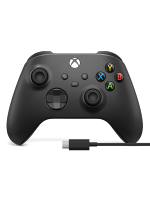 Kontroler bezprzewodowy do Xbox - Czarny + USB-C kabel