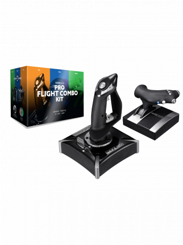 Joystick z przepustnicą - Pro Flight Combo Kit (PS4)