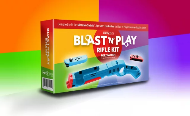 Nintendo Switch Blast 'n' Play Rifle Kit (příslušenství)