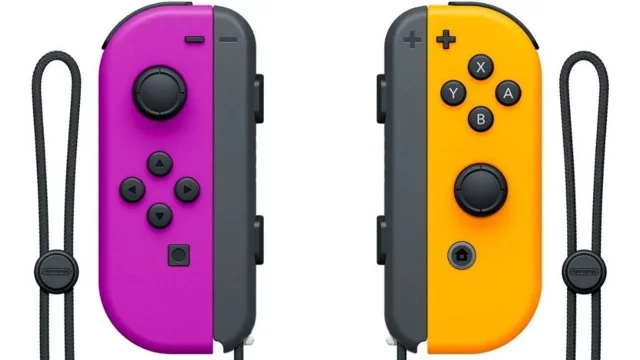 Ovladače Joy-Con - Neon Purple/Neon Orange