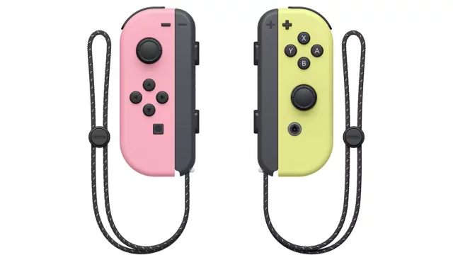 Ovladače Joy-Con - Pastel Pink/Yellow