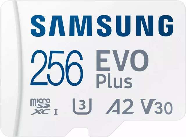 Paměťová karta Samsung micro SDXC 256GB EVO Plus + SD adaptér