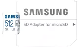 Paměťová karta Samsung micro SDXC 512GB EVO Plus + SD adaptér