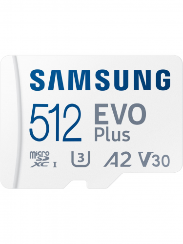 Karta pamięci Samsung micro SDXC 512GB EVO Plus + SD adapter (SWITCH)