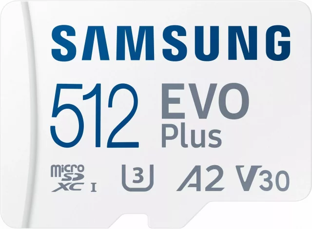 Paměťová karta Samsung micro SDXC 512GB EVO Plus + SD adaptér