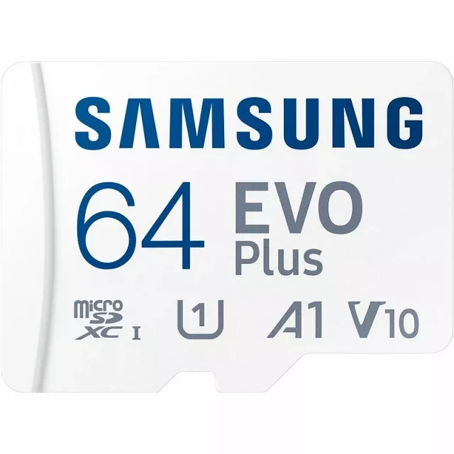 Paměťová karta Samsung micro SDXC 64GB EVO Plus + SD adaptér