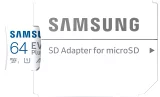 Paměťová karta Samsung micro SDXC 64GB EVO Plus + SD adaptér