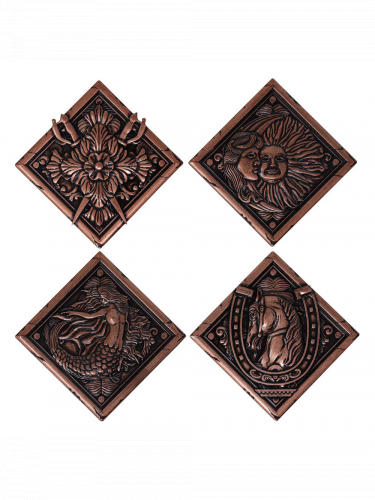 Zestaw medalionów Resident Evil -  Medallion Set House Crest (Limited Edition)