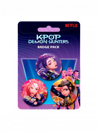Przypinka KPop Demon Hunters - Huntrix