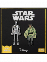 Przypinka Star Wars - 8D8 & Princess Leia Organa (Pin Kings)