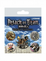 Przypinka Attack on Titan - S3 Badge Pack