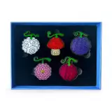 Zestaw przypinek One Piece - Devil Fruit Pin Set (Youtooz) - Anime