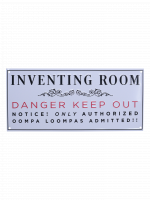 Tabliczka metalowa Willy Wonka - Willy Wonka & the Chocolate Factory