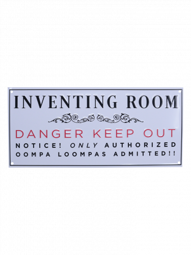 Tabliczka metalowa Willy Wonka - Willy Wonka & the Chocolate Factory