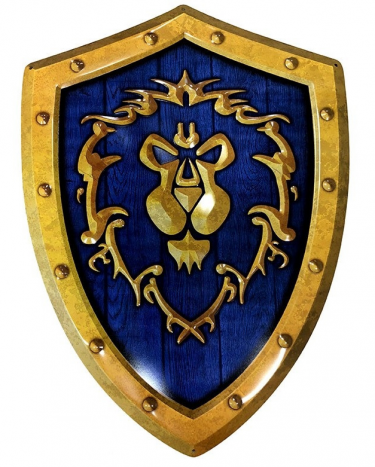 Tabliczka metalowa World of Warcraft - Alliance Shield