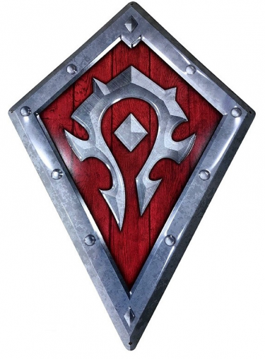 Tabliczka metalowa World of Warcraft - Horde Shield