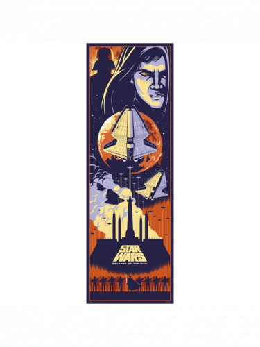 Plakat na drzwi Star Wars - Episode 3