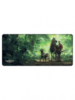Podkładka pod mysz Kingdom Come: Deliverance II - Henryk i Orzech w lesie (89 × 40 cm)