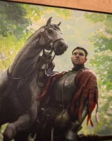 Podkładka pod mysz Kingdom Come: Deliverance II - Keyart Henryk i Orzech w lesie