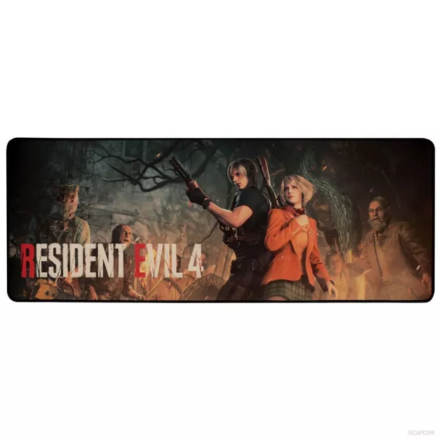 Podkładka pod mysz Resident Evil 4 - Leon & Ashley + podstawka pod kubek - Podkładka pod mysz