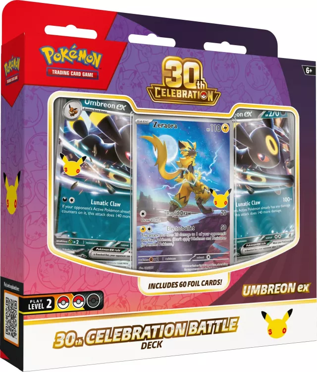 Karetní hra Pokémon TCG: 30th Celebration - Battle Deck: Umbreon ex - Kolekcjonerska gra karciana TCG