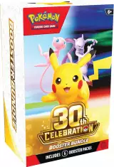 Gra karciana Pokémon TCG: 30th Celebration - Booster Bundle (6 boosterów) - Kolekcjonerska gra karciana TCG