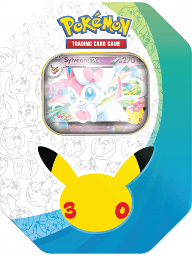 Gra karciana Pokémon TCG: 30th Celebration - Celebration Tin Sylveon ex