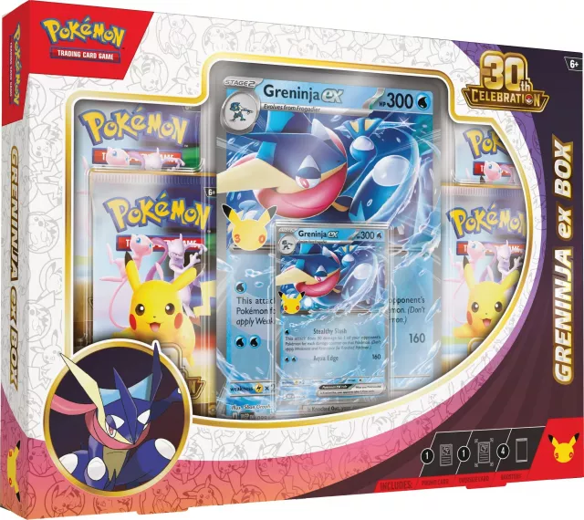 Gra karciana Pokémon TCG: 30th Celebration - Greninja ex Box - Kolekcjonerska gra karciana TCG