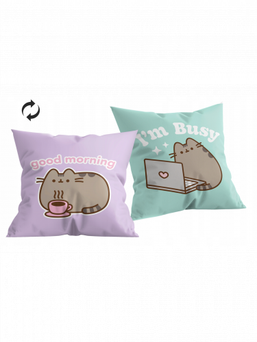 Poduszka Pusheen - Good Morning & I'm Busy