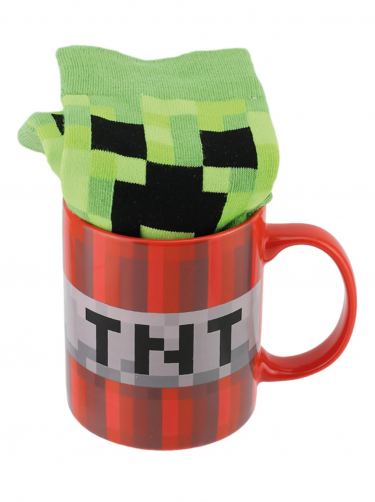 Zestaw upominkowy Minecraft - kubek i skarpetki
