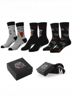 Skarpety Stranger Things - Hellfire Club (rozmiar 38/45) (3 pary)