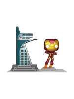 Figurka Avengers - Avengers Tower & Iron Man (świecąca) (Funko POP! Town 35)