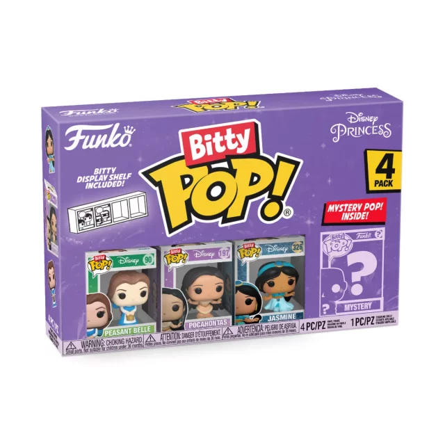 Figurka Disney - Disney Princess Belle 4-pack (Funko Bitty POP)