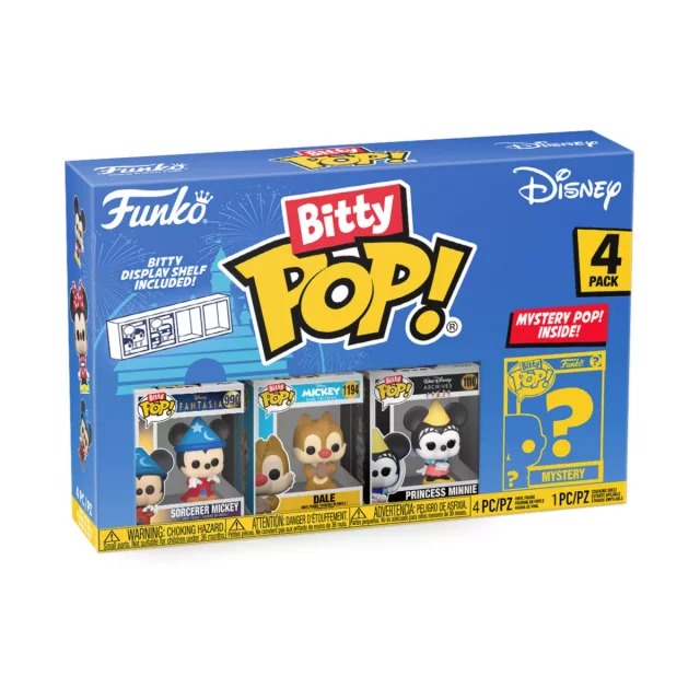 Figurka Disney - Sorcerer Mickey 4-pack (Funko Bitty POP)