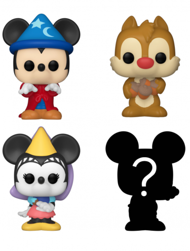 Figurka Disney - Sorcerer Mickey 4-pack (Funko Bitty POP)