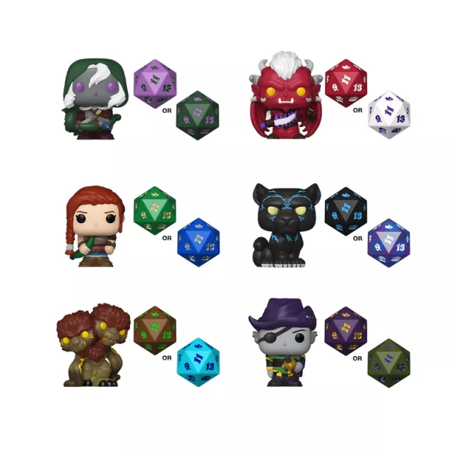 Figurka Dungeons & Dragons - Dice & Figure (Funko Bitty POP) (losowy wybór) - Funko POP!