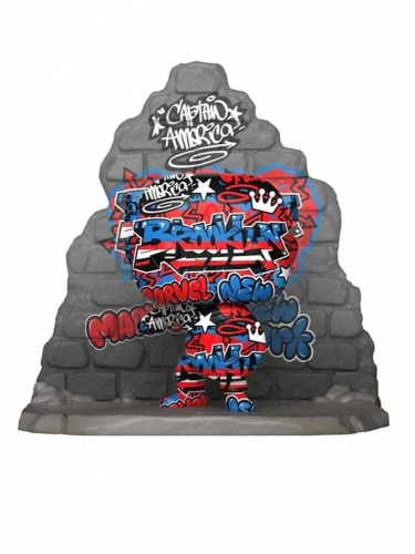 Figurka Marvel - Captain America Graffiti Street Art Collection (Funko POP! Marvel 752)