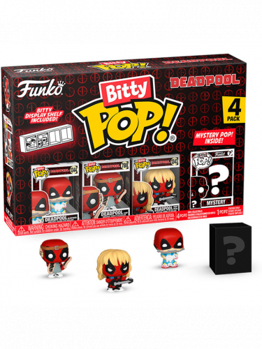 Figurka Marvel - Deadpool Sleepover 4-pack (Funko Bitty POP)