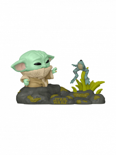 Figurka Star Wars: The Mandalorian - Grogu with Frog Deluxe (Funko POP! Star Wars 721)