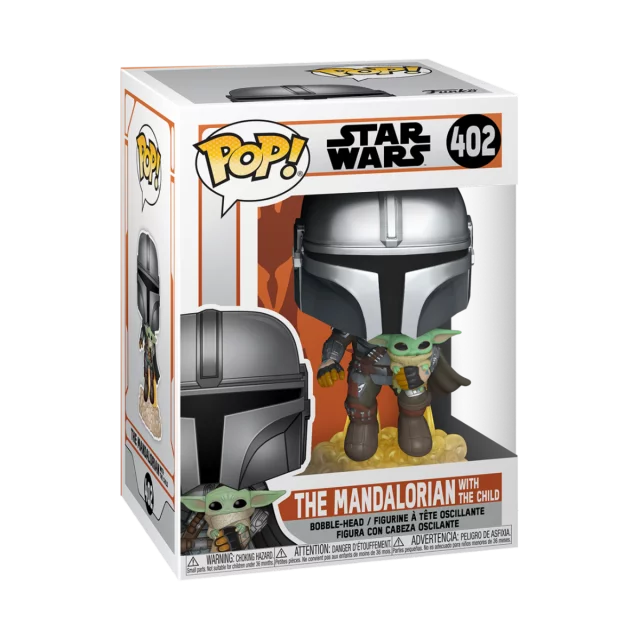 Figurka Star Wars: The Mandalorian - Mando with Jet Pack (Funko POP! Star Wars 402)