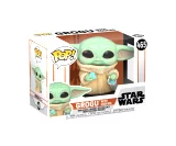 Mandalorian Funko POP figurka Baby Yoda z ciastkiem