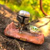 Mandalorian a Baby Yoda Funko POP moment