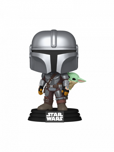 Figurka Star Wars: The Mandalorian & Grogu - The Mandalorian with Grogu (Funko POP! Disney 818)