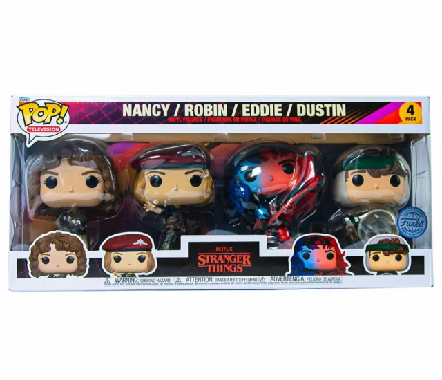 Figurka Stranger Things - Nancy/Robin/Eddie/Dustin (Funko POP! Television 4-Pack)