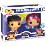 Figurka Street Fighter x Fortnite - Ryu & Brite Bomber (Funko POP! Games 2-Pack)