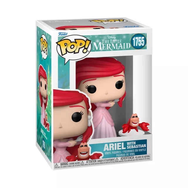 Figurka The Little Mermaid - Ariel with Sebastian (Funko POP! Disney 1755) - Bajki Disneya