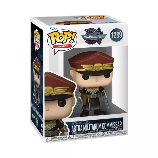 Figurka Total War: WARHAMMER 40,000 - Astra Militarum Commissar (Funko POP! Games 1289) - GW_W40K
