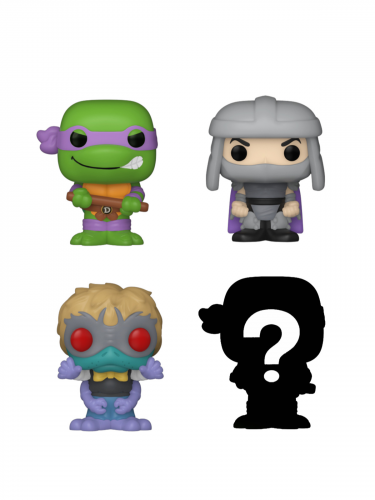 Figurka Żółwie Ninja - Donatello 4-pack (Funko Bitty POP)