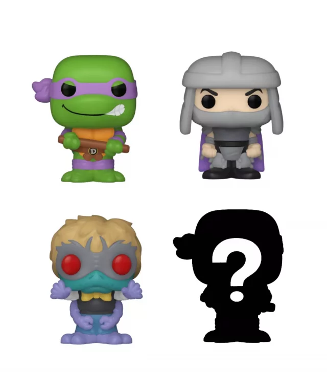 Figurka Želvy Ninja - Donatello 4-pack (Funko Bitty POP)